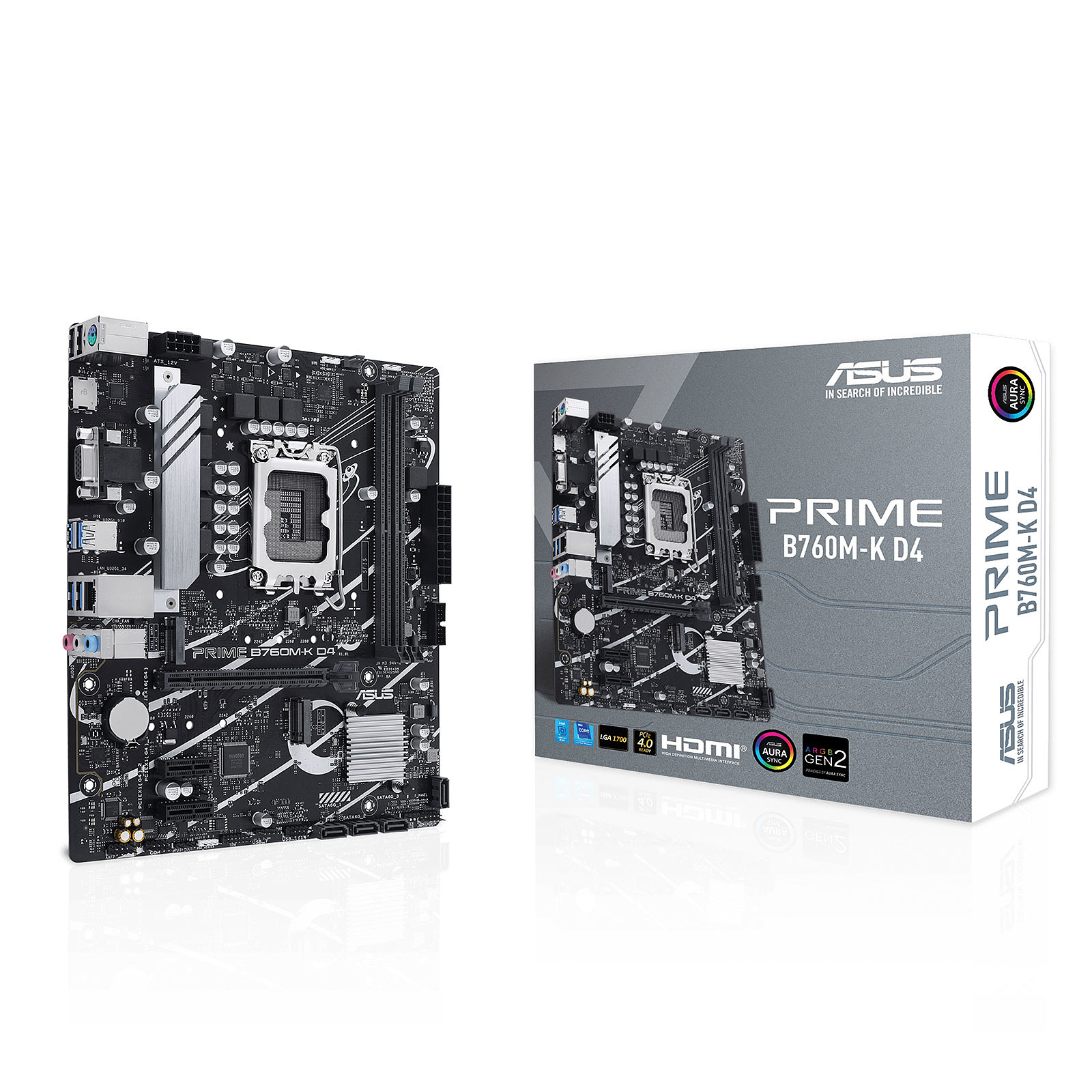 ASUS MB B760, LGA 1700, PRIME B760M-K D4